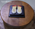 Maa Lakshmi's Charan Paduka - Gold & Silver Plated