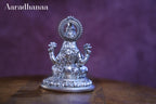 Sitting Lakshmi Idol - Silver Plated