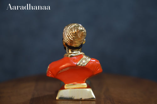 Chatrapati Shivaji Maharaj Idol - Gold Plated