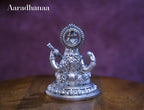 Divine Saraswati – 999 Silver Plated Idol with Veena