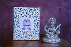 Divine Saraswati – 999 Silver Plated Idol with Veena
