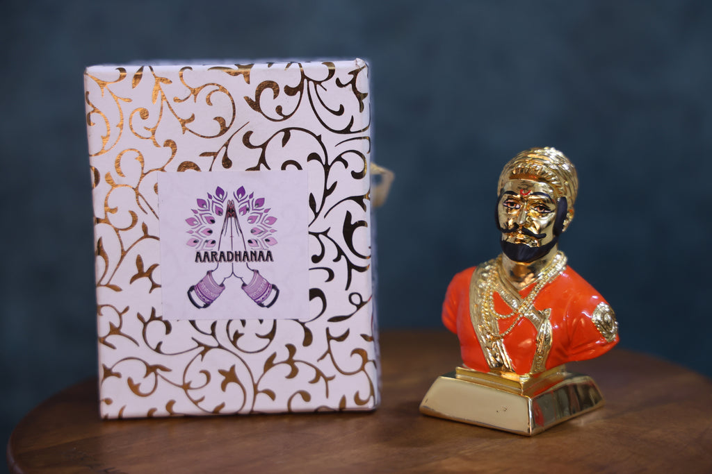 Chatrapati Shivaji Maharaj Idol - Gold Plated