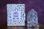Ganesh Idol Virajman On Sinhasan - Silver Plated