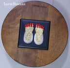 Maa Lakshmi's Charan Paduka - Gold & Silver Plated