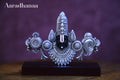 999 Pure Silver Plated Lord Balaji Face With Base God Idol
