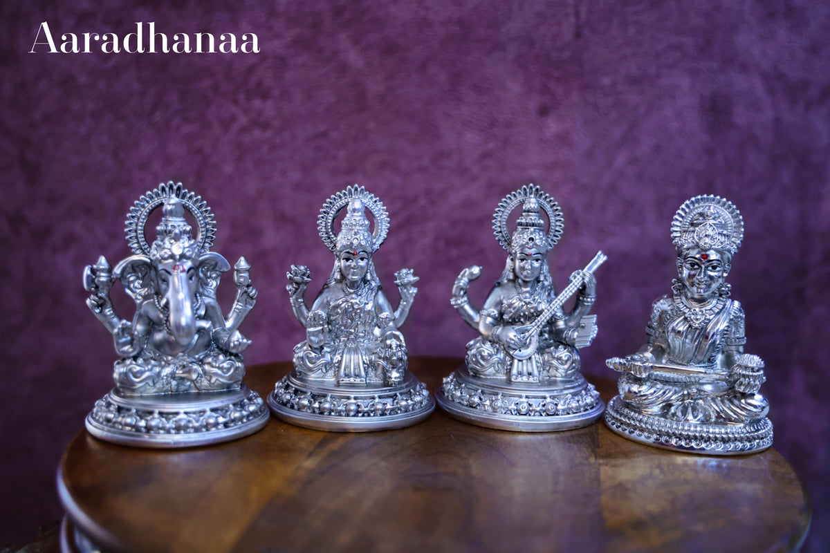 Ganesh Lakshmi Saraswati Annapurna Idols Set