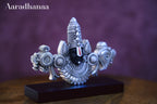 999 Pure Silver Plated Lord Balaji Face With Base God Idol
