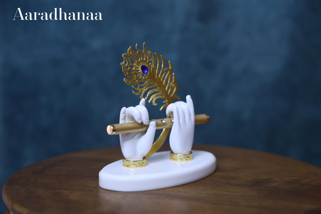 Lord Krishna's Divine Hands - Gold Plated