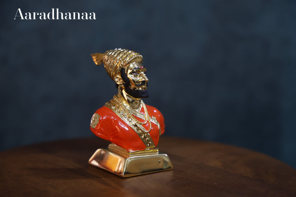 Chatrapati Shivaji Maharaj Idol - Gold Plated