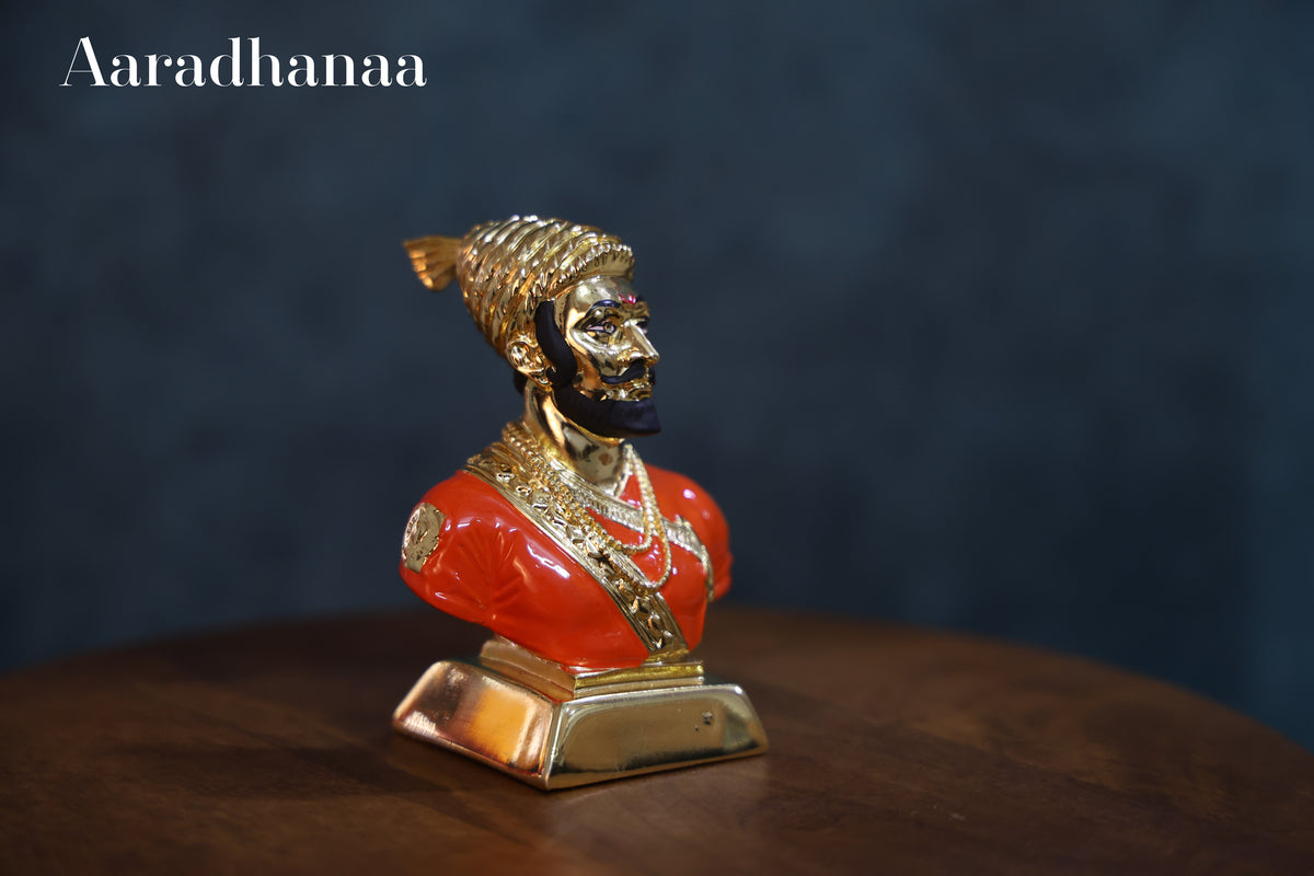 Chatrapati Shivaji Maharaj Idol - Gold Plated