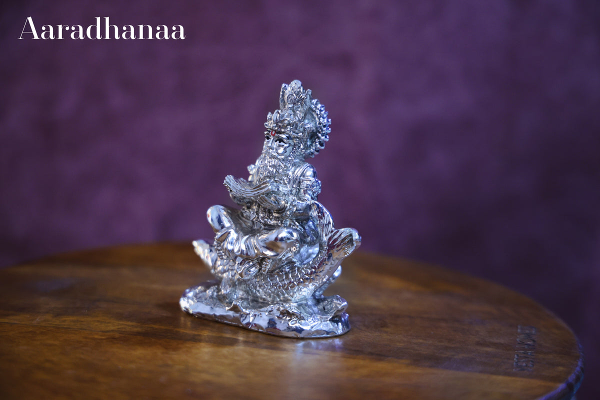 Jhulelal – An Incarnation of Lord Varuna - Silver Plated