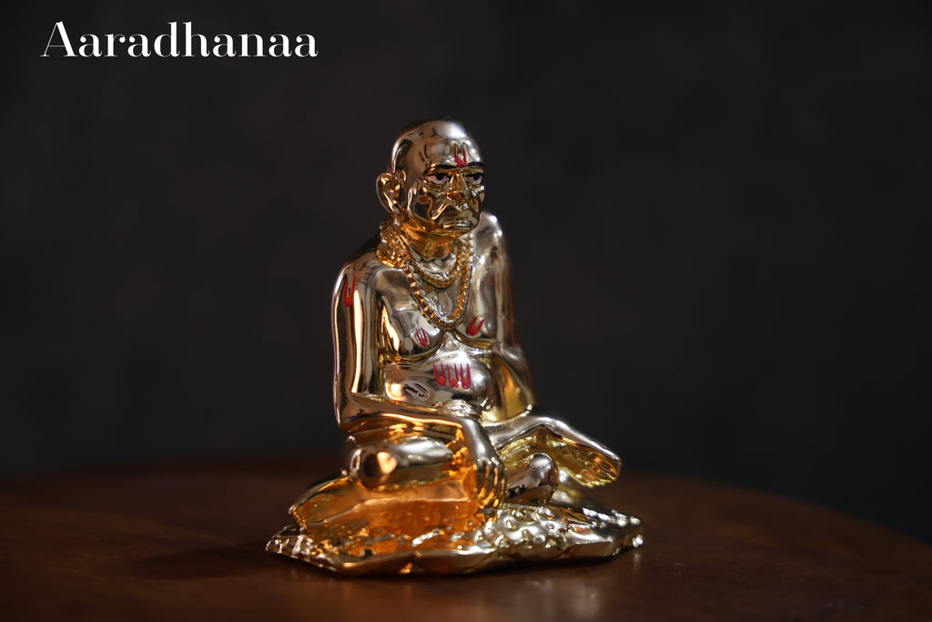 Shree Swami Samarth Idol - Gold Plated