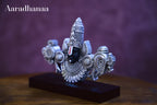 999 Pure Silver Plated Lord Balaji Face With Base God Idol