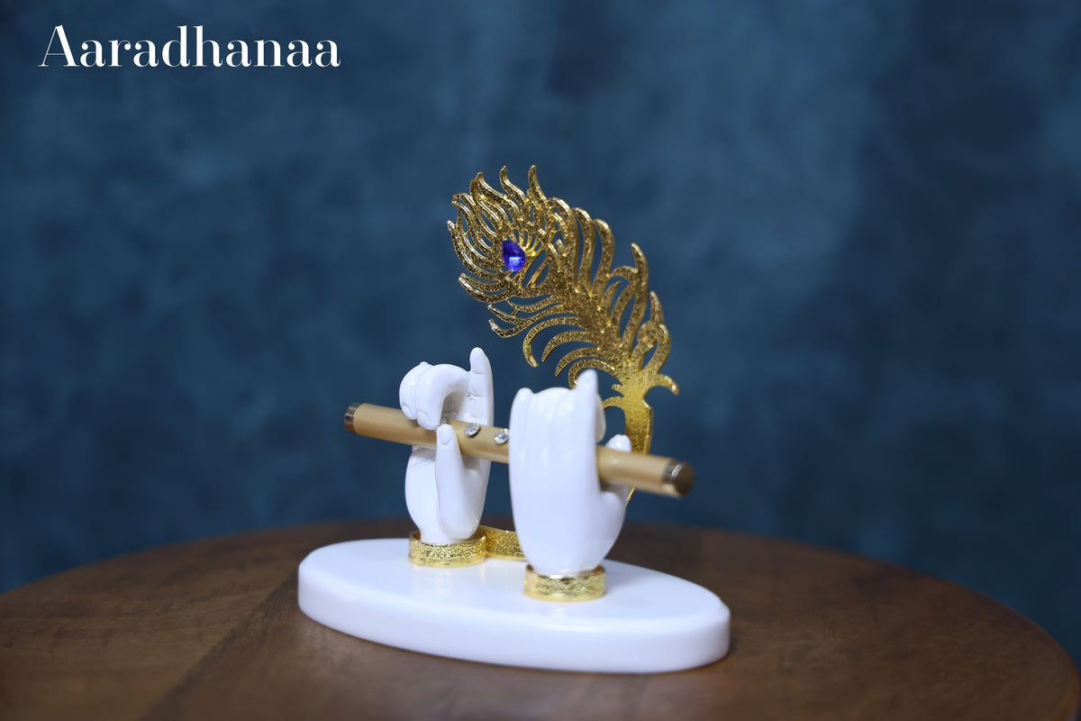 Lord Krishna's Divine Hands - Gold Plated