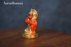 Sinduri Hanuman Murti - Gold Plated