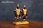 Shri Vitthal Rukmini Idol - Gold Plated